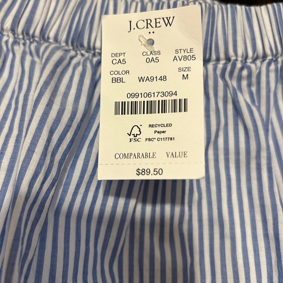 J crew Seersucker maxi skirt NWT - Picture 4 of 4
